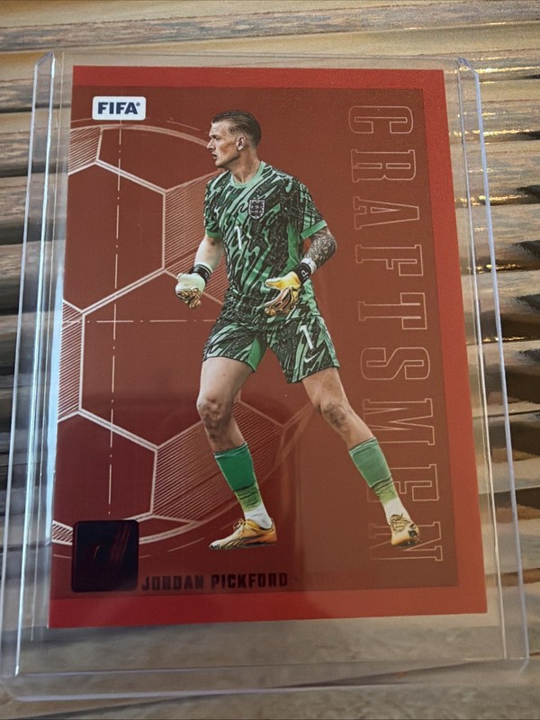 2024-25 Panini Donruss Fifa - Craftsmen Jordan Pickford #6 Red