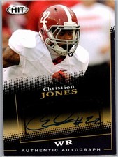 2015 Sage Hit Auto Black Christion Jones #A122 Rookie Auto RC