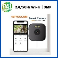 HEIYOUCAM Window Camera - Replaces Outdoor Cameras | 2.4/5GHz Wi-Fi | 3MP Resolu