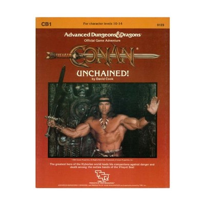 TSR AD&D 1st Ed Conan - Unchained! VG
