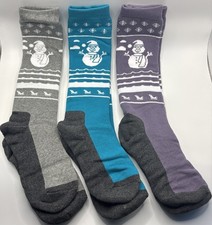 Wasoto - Kids Ski Socks 3 Pack   Various / Size M   Winter Snowboard Warm - NEW