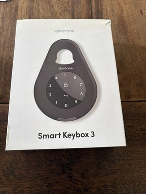 Igloohome Smart Keybox 3 Bluetooth Lock Box Key Storage Black