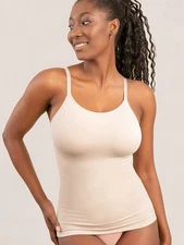 Shapermint All Day Every Day Scoop Neck Cami Sz Medium Nude 62001 Smoothing Tank