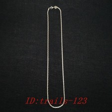L 24 Inch Old Chinese Tibet Silver Handmade Necklace Bracelet Gift Collection
