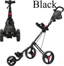 Golf Push Cart Series: 2-Wheel, 3-Wheel, 360  Swivel Front Wheel new