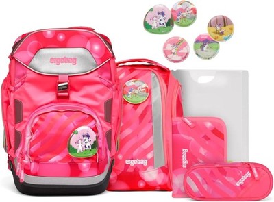 Ergobag Unicorn School Backpack Accessory Set Unisex Polyester