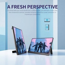 15.6 Inch Wireless Portable Monitor, FHD IPS HDR, Built-in Speakers