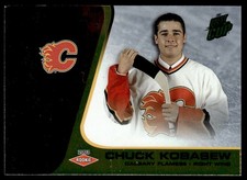 2002-03 PACIFIC QUEST FOR THE CUP GOLD Chuck Kobasew Rookie /325 Calgary Flames
