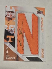 Luke Stocker 2011 UD Rookie Signature Letterman Patch