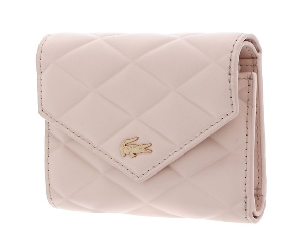 Lacoste Compact Wallet GeldböRse Mansia Altrosa Neu-image