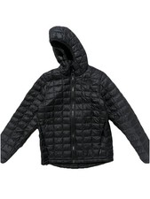 The North Face Thermoball Eco Hooded Jacket Black Boys Size Medium 10/12 Ski