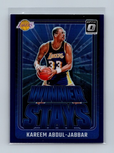 2024-25 Donruss Optic #14 Kareem Abdul-Jabbar Winner Stays Purple