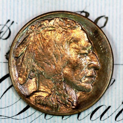 * 1914-S * PRISTINE+ GEM BU MS BUFFALO NICKEL * FROM ORIGINAL COLLECTION