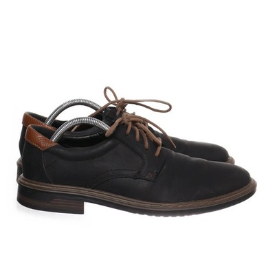 AM Shoe Company, Derby Schnürer, Größe: 41, Lederimitat, Blau, Herren #fQl