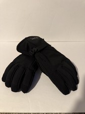 Large Black Ski Gloves