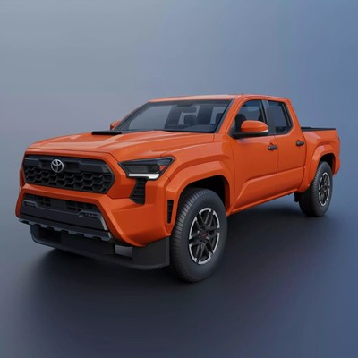 3D Printed 2024 Toyota Tacoma TRD Sport Model Kit 1/25 Scale