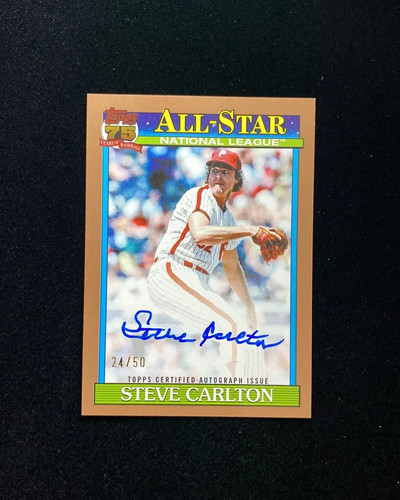 2026 Topps Series 1 Steve Carlton Red Foil (RAW)