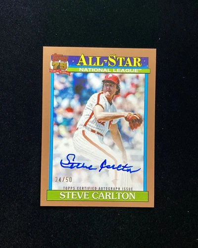 2026 Topps Series 1 Steve Carlton Red Foil (RAW)