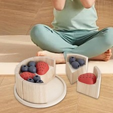 Pretend Play Food Fake Cake Model Birthday Gift for Boys Girls Kids Ages 3