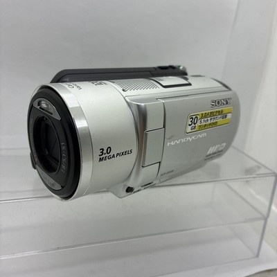 【動作品】 美品 SONY Handycam DCR-SR100 シルバーソニー SONY Handycam DCR-SR100 Silver Camcorder Video Camera 10x Zoom