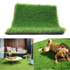 Realistic Thick Artificial Grass Turf -Indoor Outdoor Garden Lawn Landscape S...