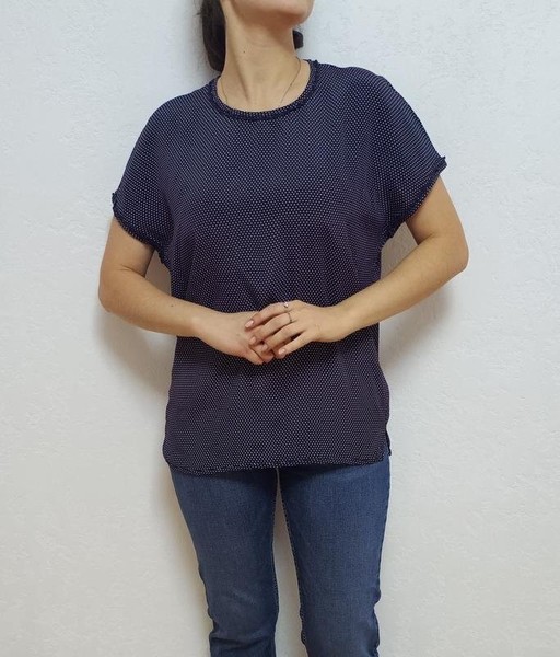 Women Navyboot Shirt White Viscose Silk 38