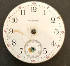 Antique 1906 Waltham 1883 Grade 18 Pocket Watch Movement Parts/Repair 18s 7j USA