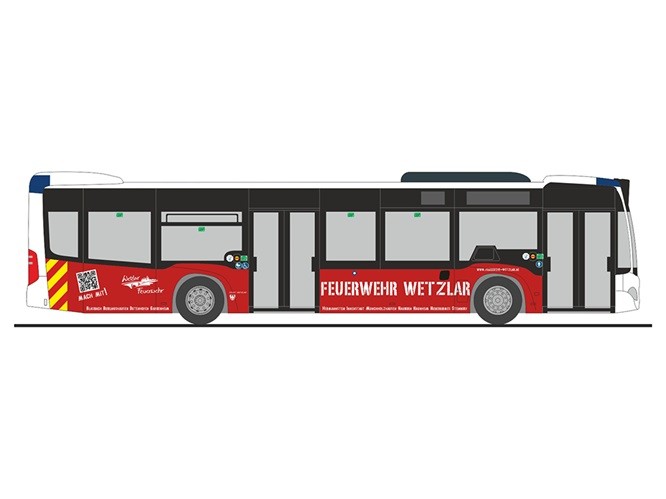 Rietze 69369 - 1/87 Mercedes-Benz Citaro '12 FW Wetzlar - New
