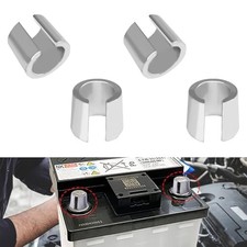 4 PCS Battery Post Shims, Battery Terminal Adapter, Pure Lead Anode 4PCS