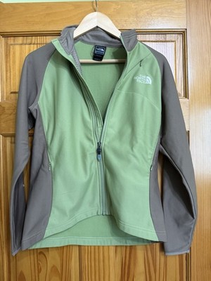 The North Face women's Flight Series green brown Full Zip jacket size small