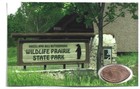 Laminated Card featuring Elongated Penny WILDLIFE PRAIRIE STATE PARK Peoria IL — photo 1