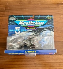 VTG 1994 Micro Machines Space Babylon 5 Set 3 MISB Centauri Minbari Star Fury