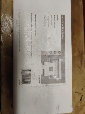 Cleans bill acceptor on vending machines ect. 50ct