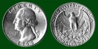 1964 Denver Mint Washington Silver Quarter Circulated Very Fine Condition