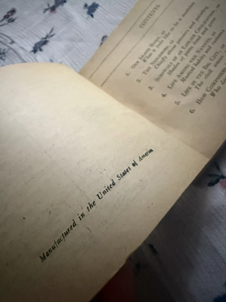 WW2 Armed Services Edition # 1023 The State of Music Copyright 1939 Foto 4 de 4