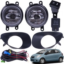 One Set Fog Lightscoversswitchwiring For Toyota Yaris Hatchback 2006-2008 Us