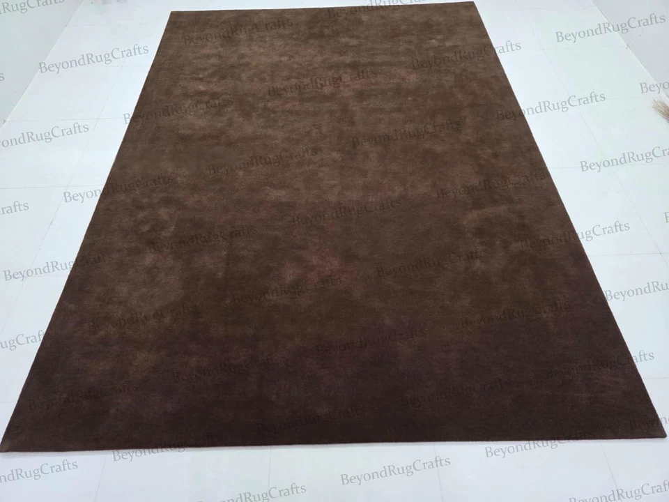 Hand-Tufted Wool Rug 9x12 ft -Nordic Knots Grand Walnut Rug Area Rug 8x10 - Image 3 of 4