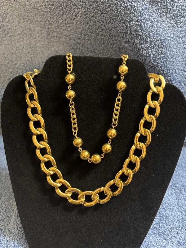 Vintage Monet Necklaces 2 Total 