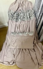 STUNNING KYLIE MINOGUE PETRA NUDE KINGSIZE DUVET COVER/ PILLOWCASE