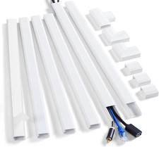 Cord Hider Wall Kit, 87In Cord Cover Wall Mounted TV, Wire Covers