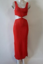 Womens Solid & Striped X Sloane Stephens Bailey Waist Cut-Out Crochet Dress S