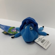 Disney Pixar "A BUG'S LIFE" Dim Beetle Blue Bug Plush Beanie Stuffed Animal NWT