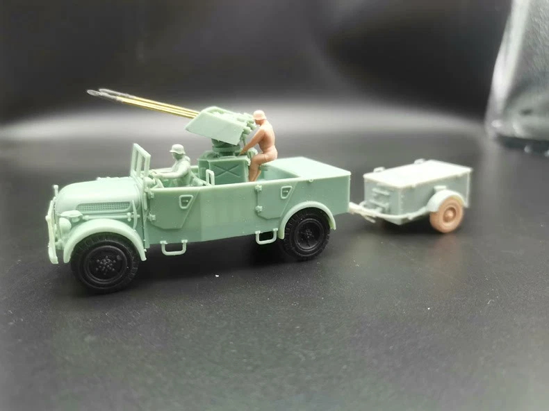 3D printing 1/72/87/48 German Steyr Vehicle MG151 triple gun model - Image 4 of 4