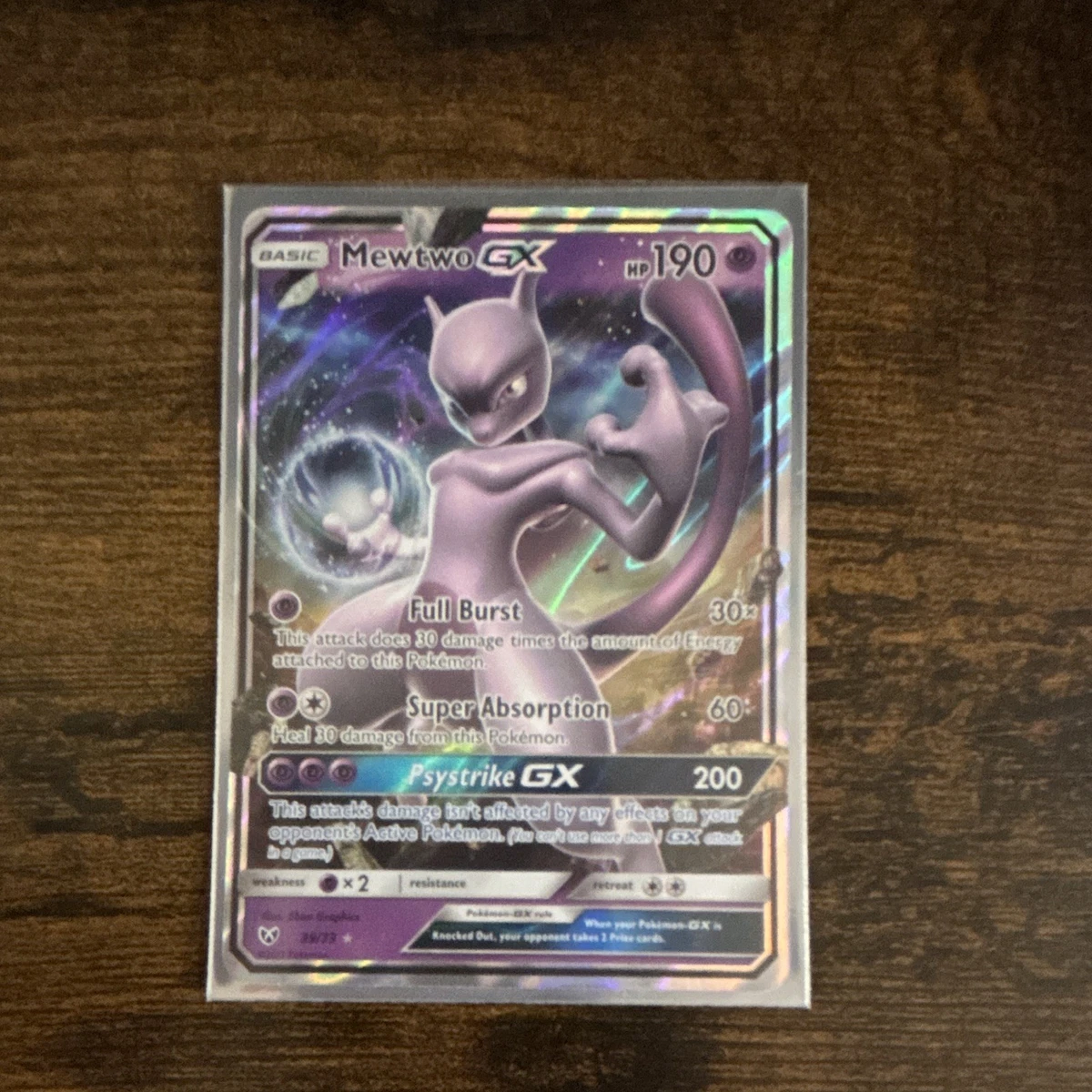 Mewtwo Pokémon TCG Shining Legends Ultra Rare Individual