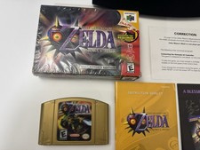 Legend of Zelda: Majora's Mask Nintendo 64 N64 Complete CIB Manual Box Hologram!