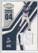 2004 Playoff Honors Blue Die-Cut Jersey Number Jerseys /250 Carlos Beltran 04br