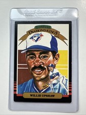 Willie Upshaw 1985 Donruss Diamond Kings #10 Toronto Blue Jays + Card Saver