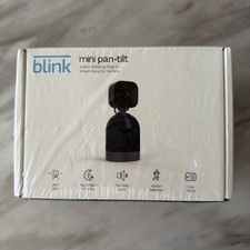 Blink Mini Pan-Tilt Rotating Indoor Plug-in Smart Security Camera, NEW/SEALED