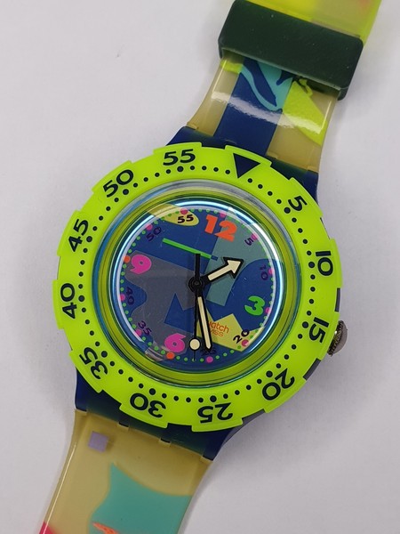 Swatch Scuba Over The Wave SDN105 - fonctionnel - 38mm