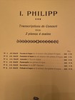 Bach for 2 Pianos (I. Philipp) — photo 1